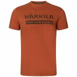 Härkila Logo T-Shirt dunkelorange 