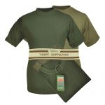 Hubertus Herren T-Shirt 2er Pack grün 