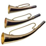 Jagd Signalhorn aus Messing 