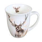 Porzellan-Kaffeebecher Rothirsch 