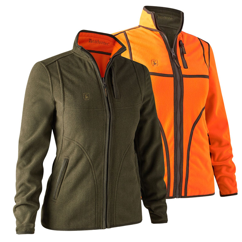 | Deerhunter Jacke Jagdcenter wendbar grün/orange Pam Oldenburger Lady