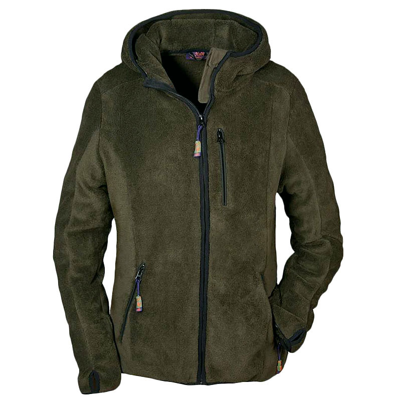 Hubertus Damen Fleecejacke Coral Hoodie  