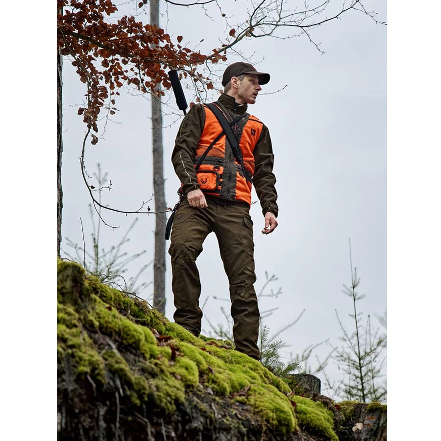 Härkila Wildboar Pro Drückjagd Weste orange – Bild 7