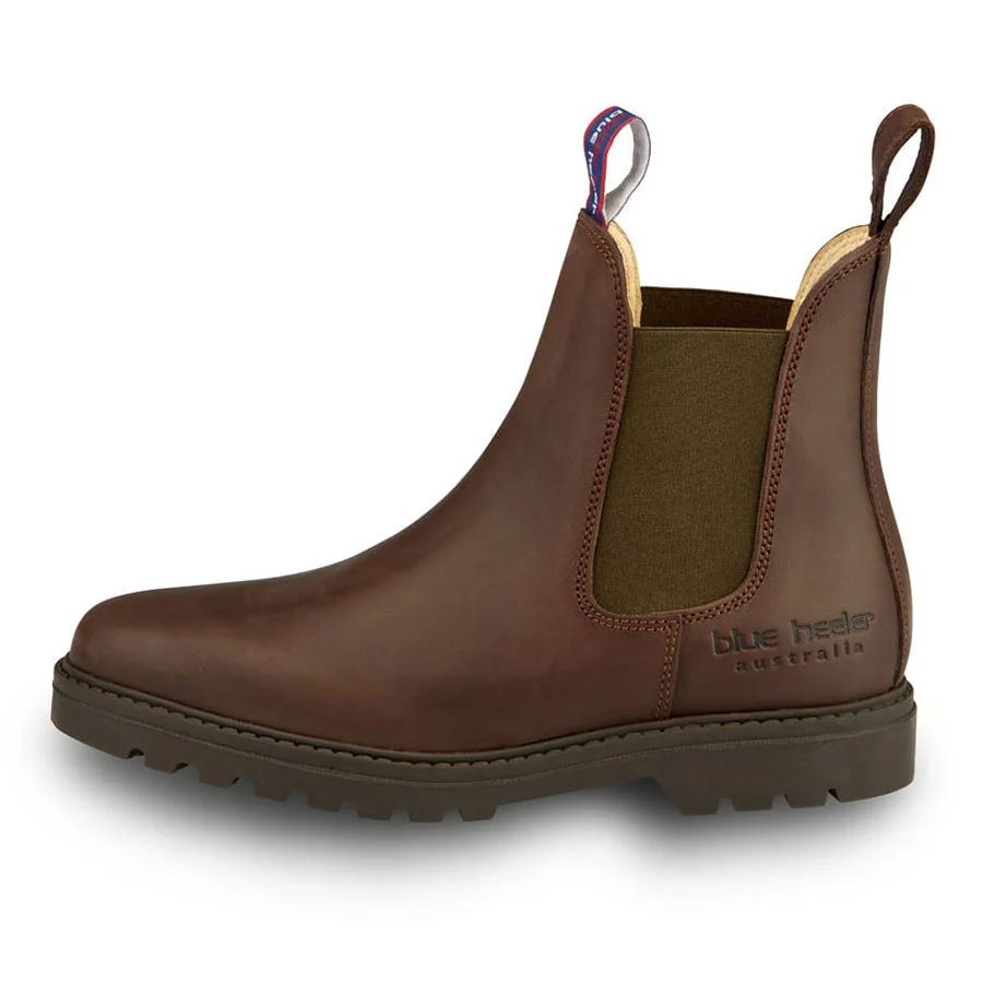 Blue Heeler Chelsea Boots Jackaroo braun-khaki – Bild 2