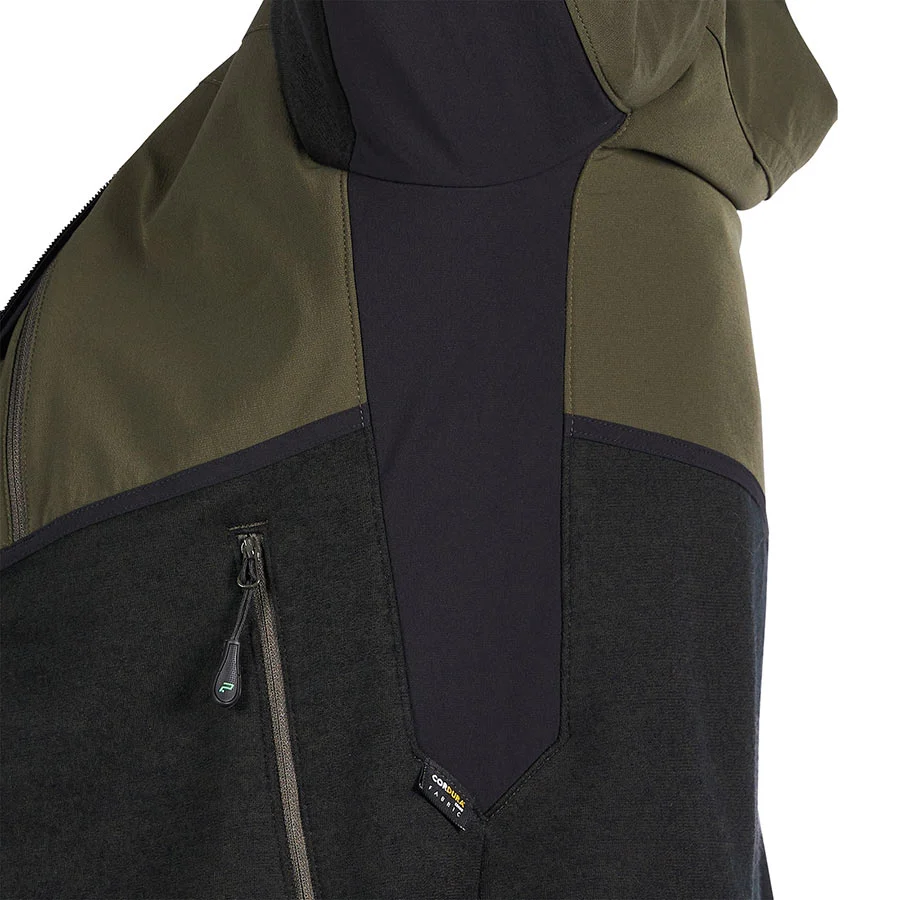 PSS X-treme Nordfell Jacke grün-schwarz – Bild 4