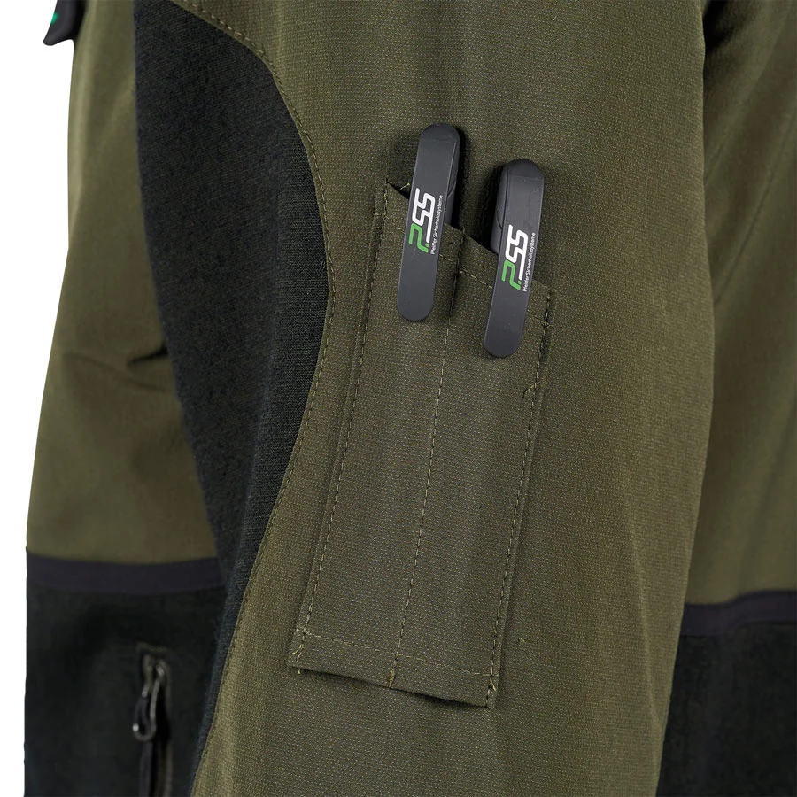PSS X-treme Nordfell Jacke grün-schwarz – Bild 3