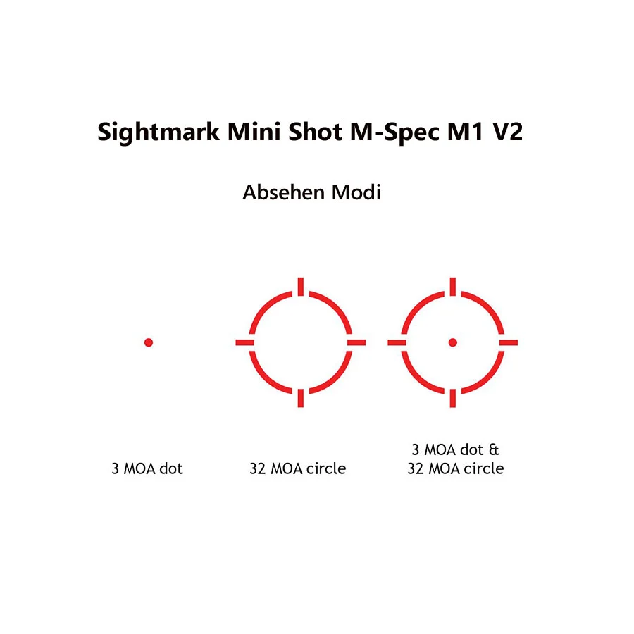 Sightmark Mini Shot M‑Spec M1 V2 Rotpunktvisier – Bild 5