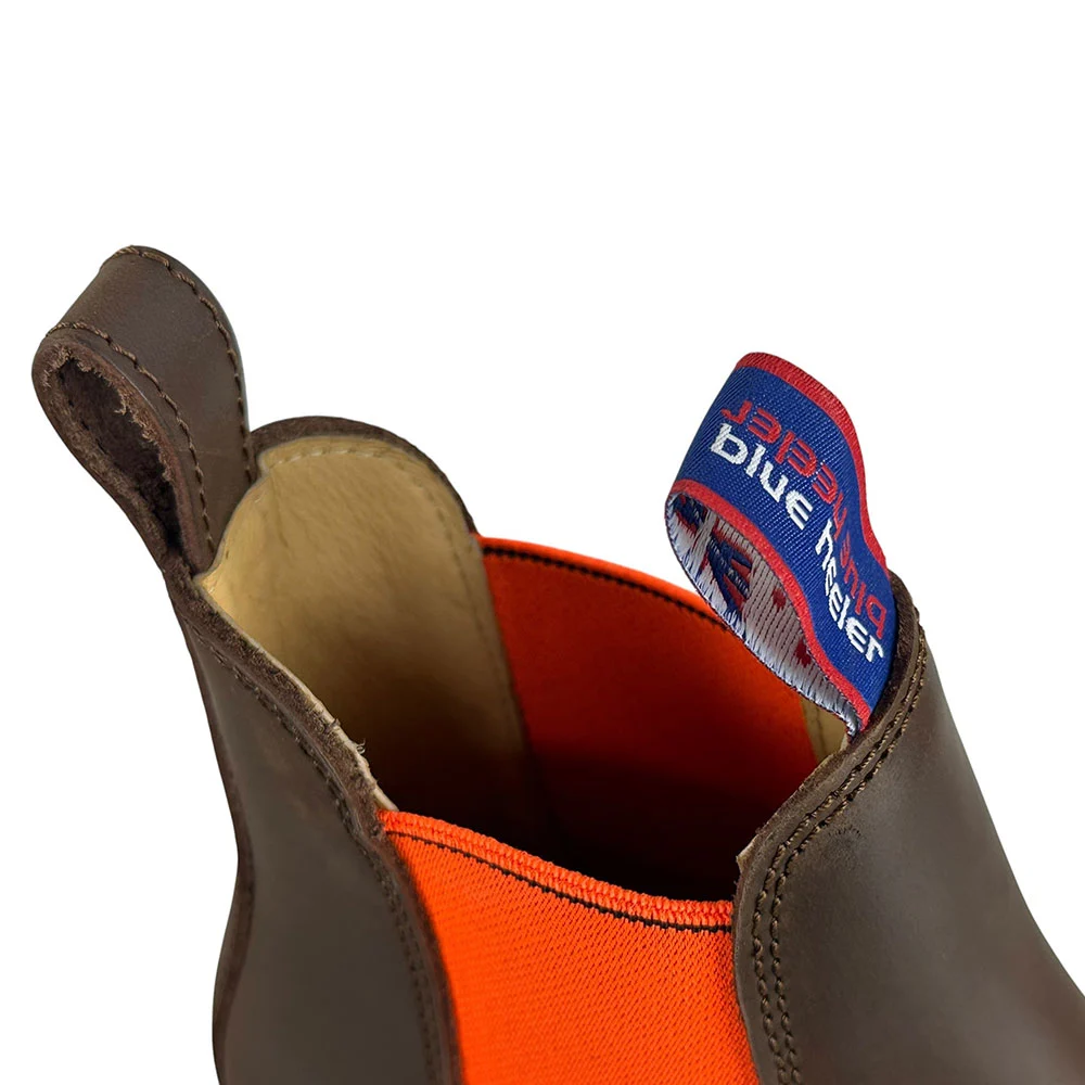 Blue Heeler Chelsea Boots Jackaroo braun-orange – Bild 4