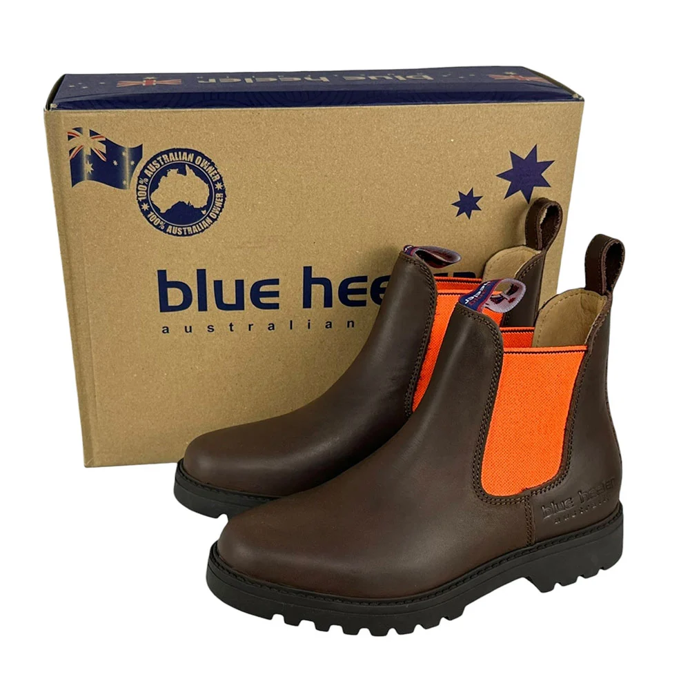 Blue Heeler Chelsea Boots Jackaroo braun-orange – Bild 5