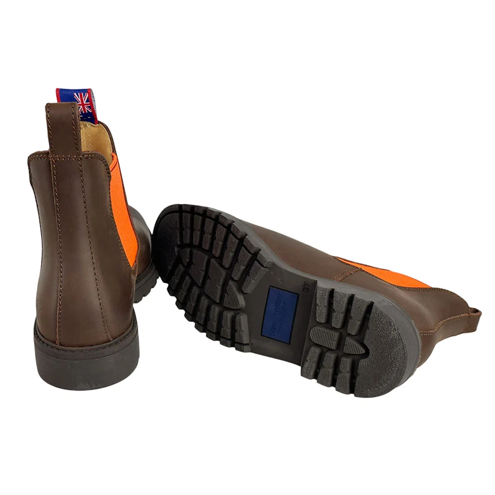 Blue Heeler Chelsea Boots Jackaroo braun-orange – Bild 3