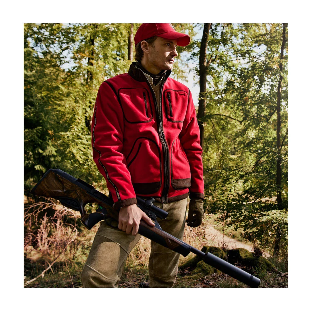 Härkila Kamko Regal Jacke wendbar rot-braun – Bild 7