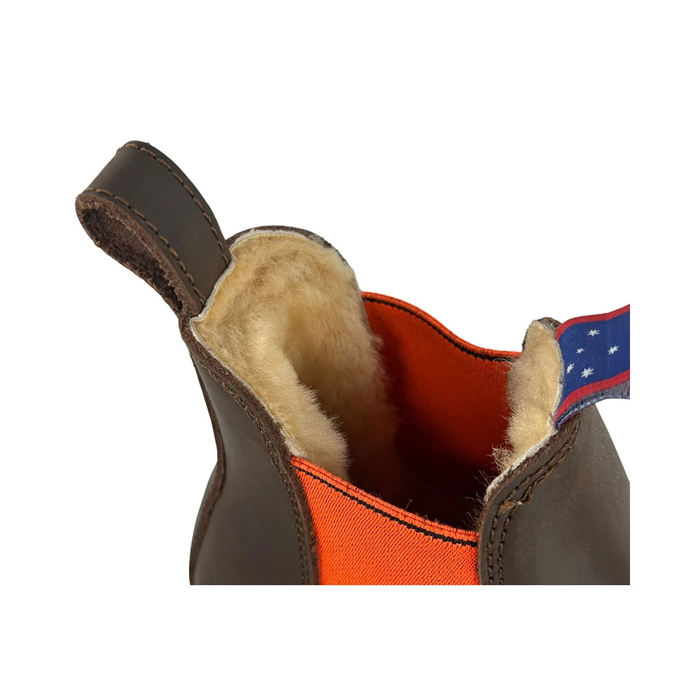 Blue Heeler Winter-Boots Jackaroo braun-orange – Bild 4