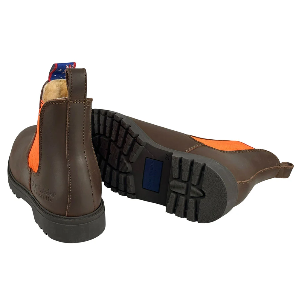 Blue Heeler Winter-Boots Jackaroo braun-orange – Bild 3