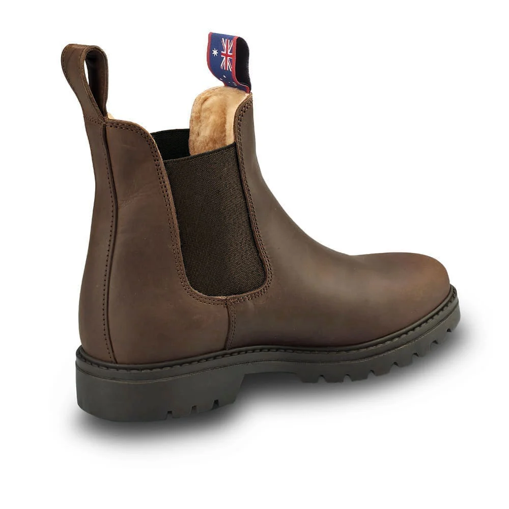 Blue Heeler Winter-Boots Jackaroo braun – Bild 2