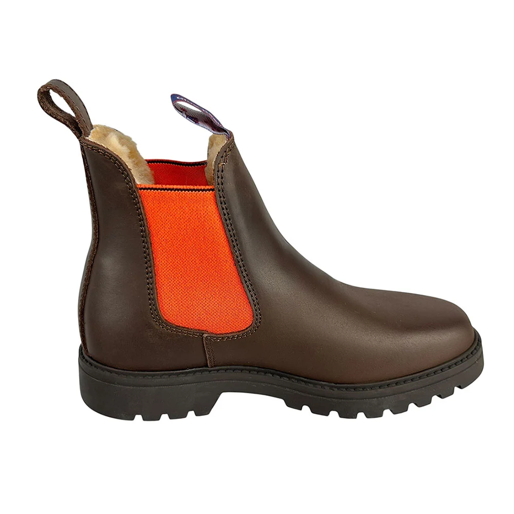 Blue Heeler Winter-Boots Jackaroo braun-orange – Bild 2