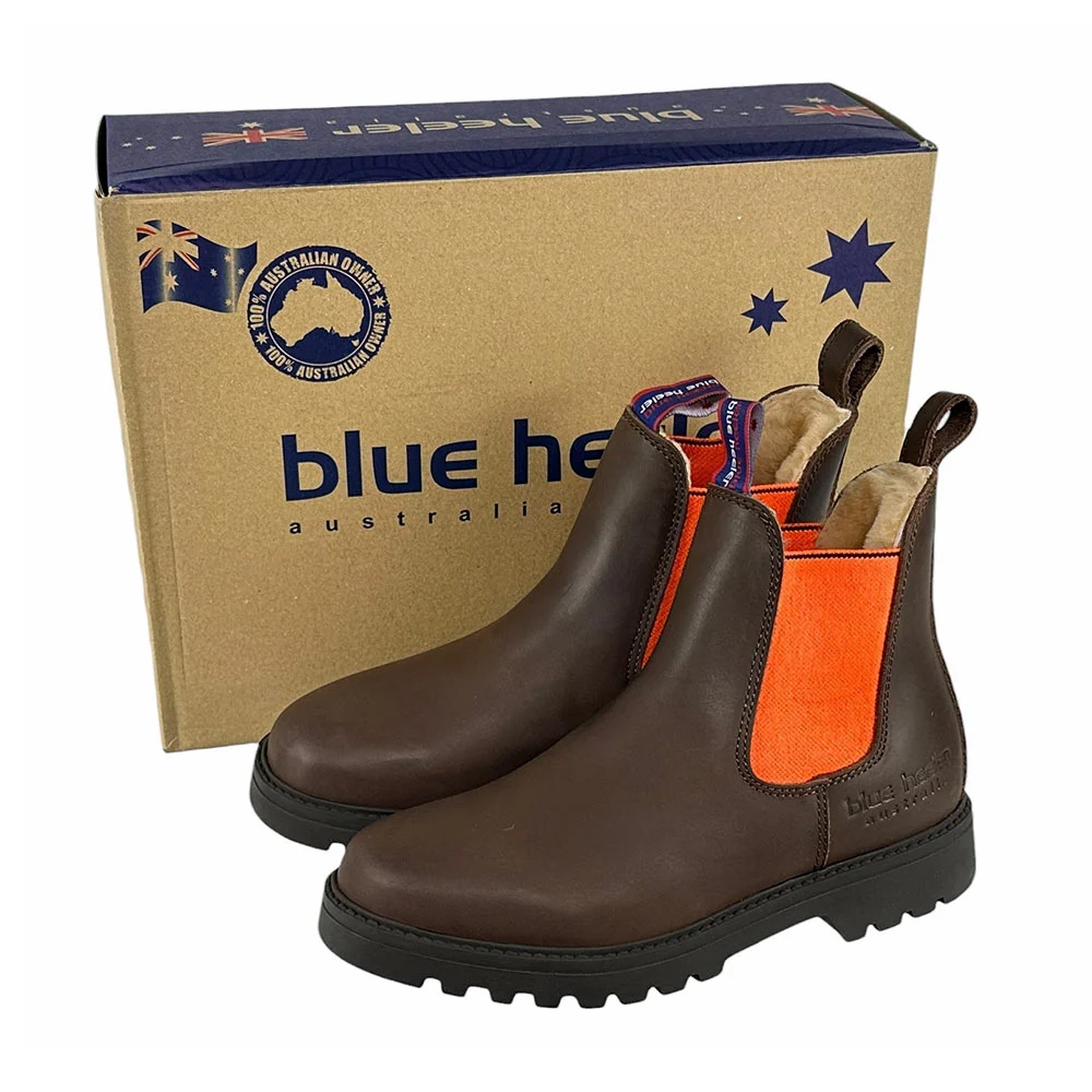 Blue Heeler Winter-Boots Jackaroo braun-orange – Bild 5
