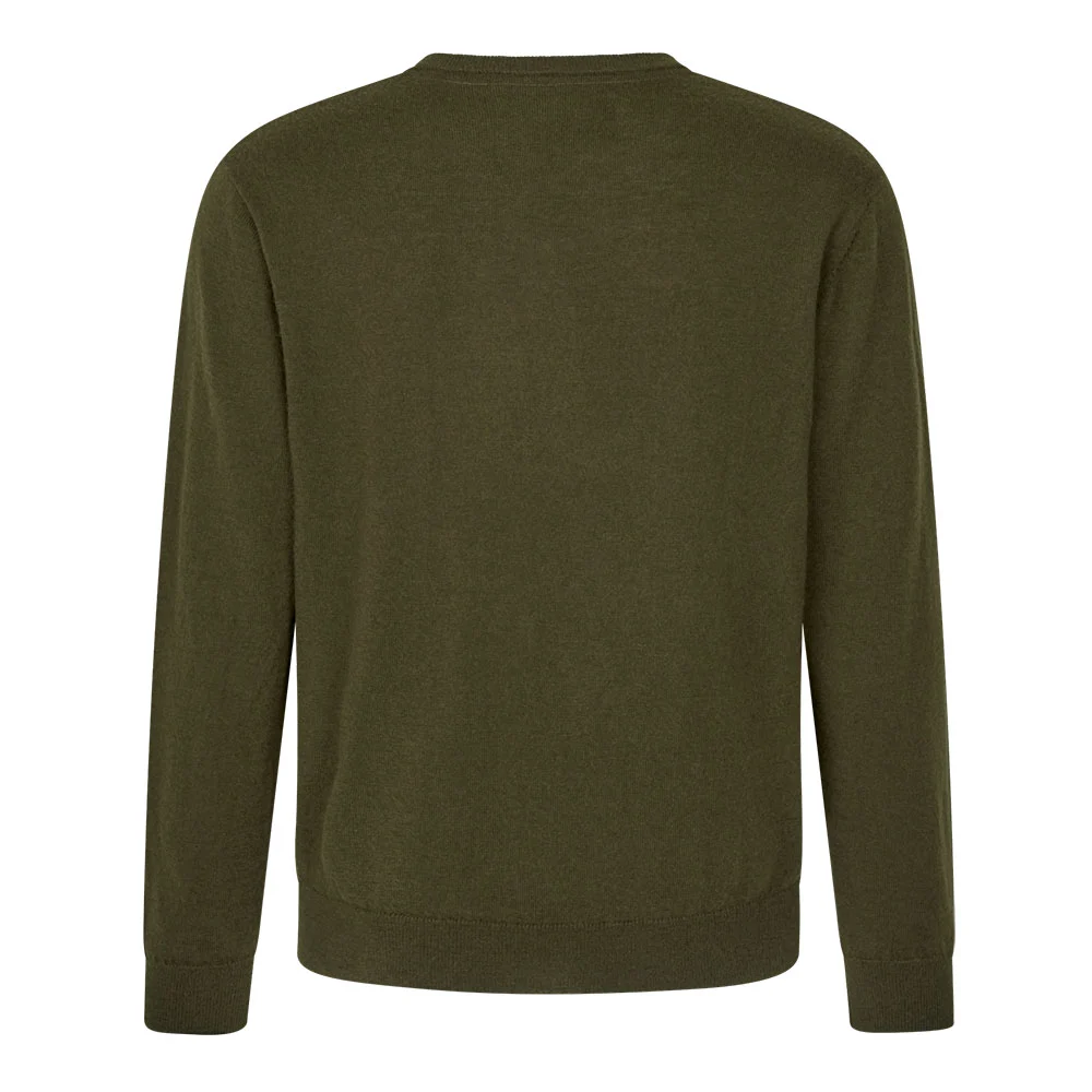 Seeland Herren Pullover mit V-Ausschnitt grün – Bild 2
