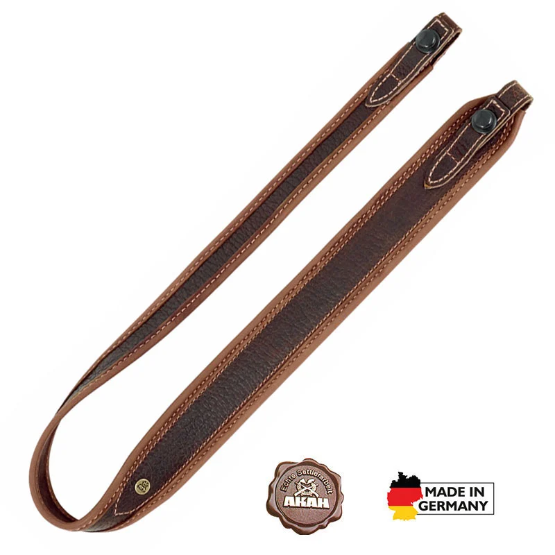 AKAH Gewehrriemen Büffelleder + Yakleder