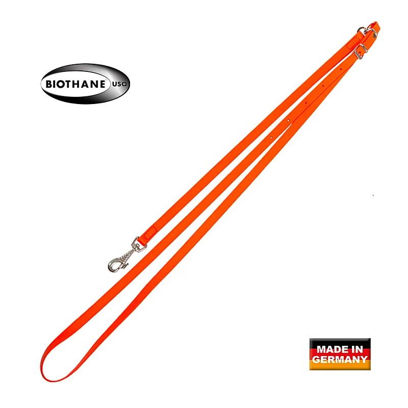 AKAH Umhängeleine Biothane orange