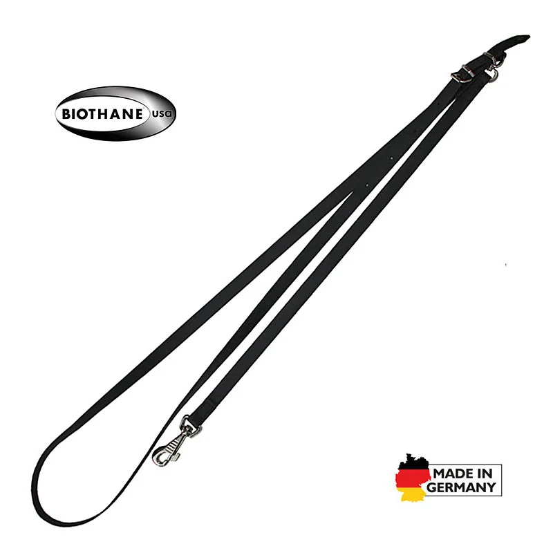 AKAH Hundeleine Biothane schwarz