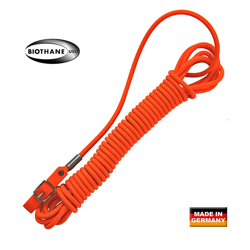 AKAH Schweiß- und Schleppleine Biothane orange