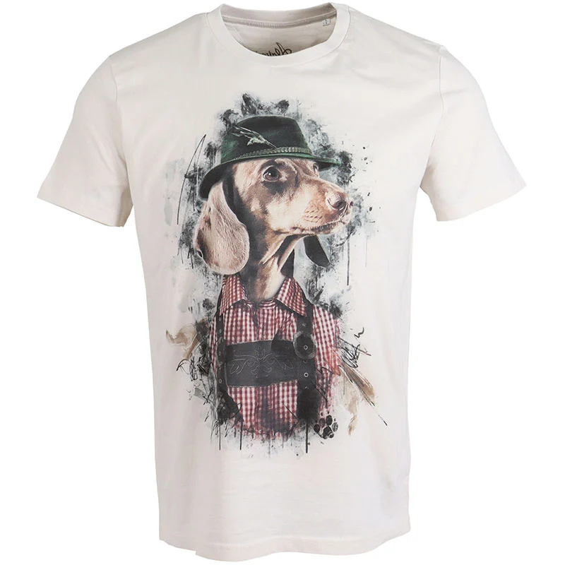 Almtracht Herren T-Shirt Dackel