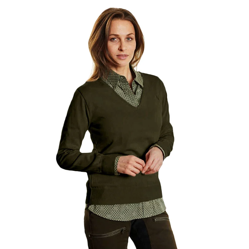 Hubertus Damen Pullover V‑Ausschnitt