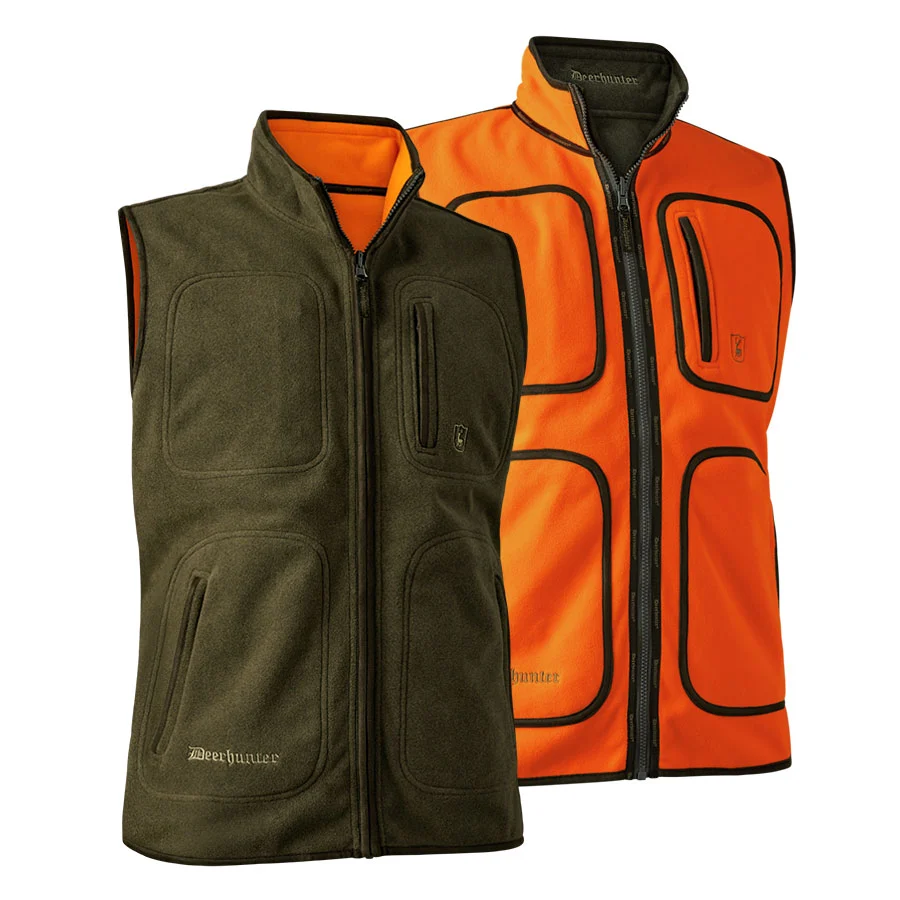 Deerhunter Gamekeeper Weste wendbar orange