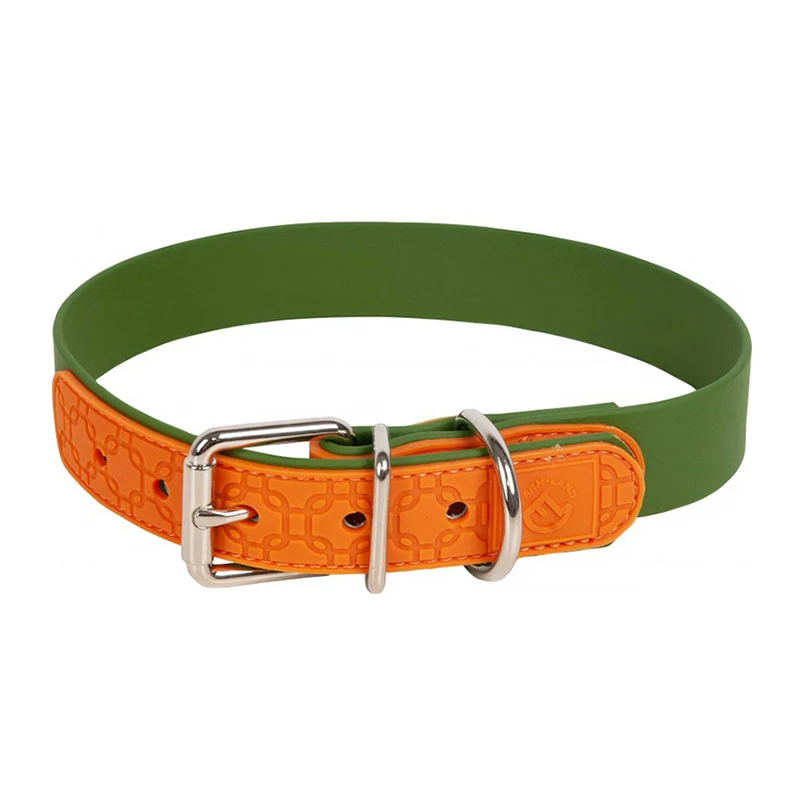 Farm-Land Hundehalsband grün-orange