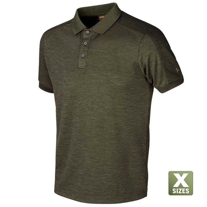 Härkila Herren Tech Poloshirt grün