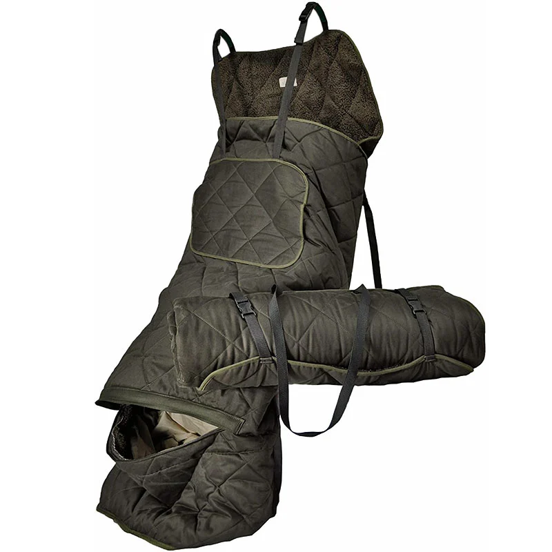 Hubertus Twill Ansitzsack mit Faserpelz