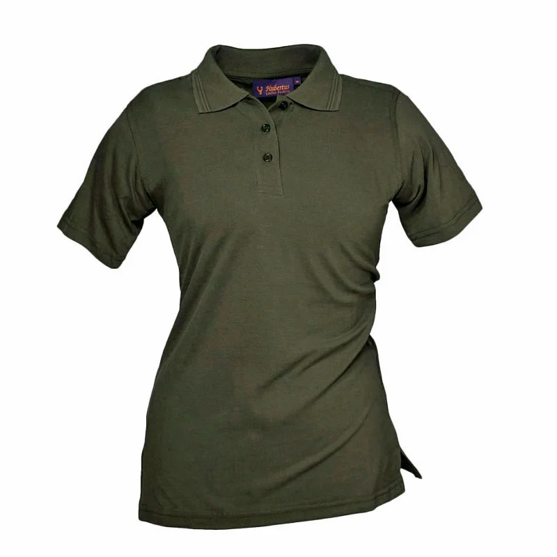 Hubertus Damen Poloshirt oliv grün