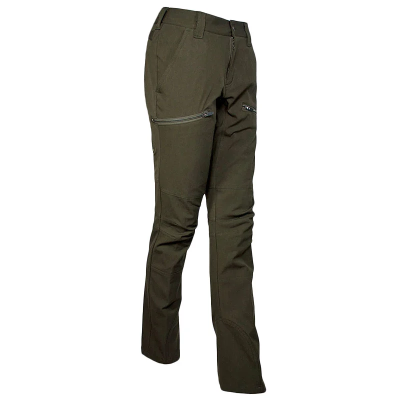 Hubertus Damen Stretch Jagdhose oliv grün