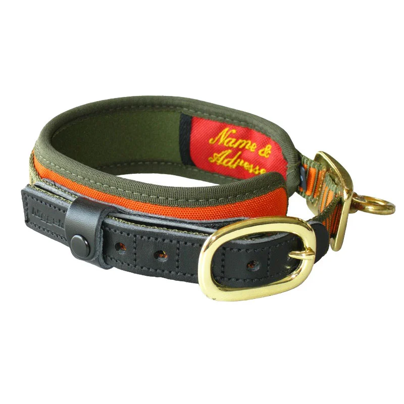 Niggeloh Halsung DeLuxe orange-oliv