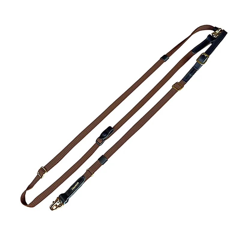 Niggeloh 2in1 Hundeleine 20 mm braun