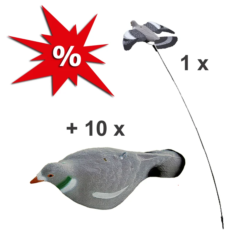 Lockvogel Set für die Taubenjagd