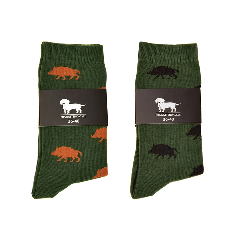 Krawattendackel Socken Wildschwein