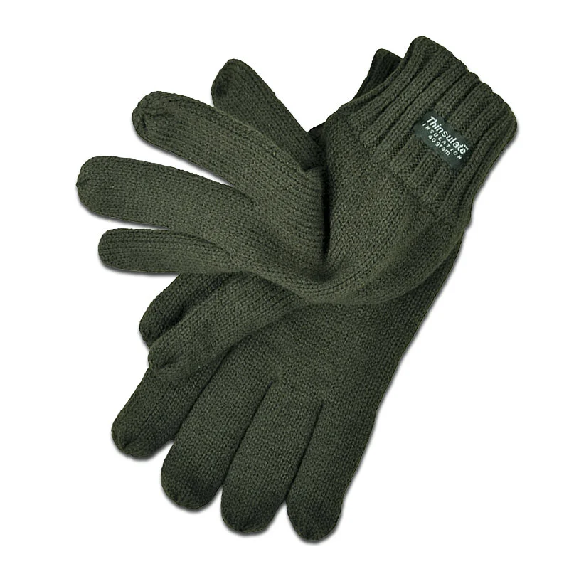 Strickhandschuhe Thinsulate grün