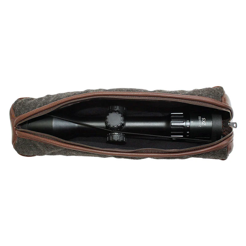 AKAH Zielfernrohrtasche Loden + Elchleder