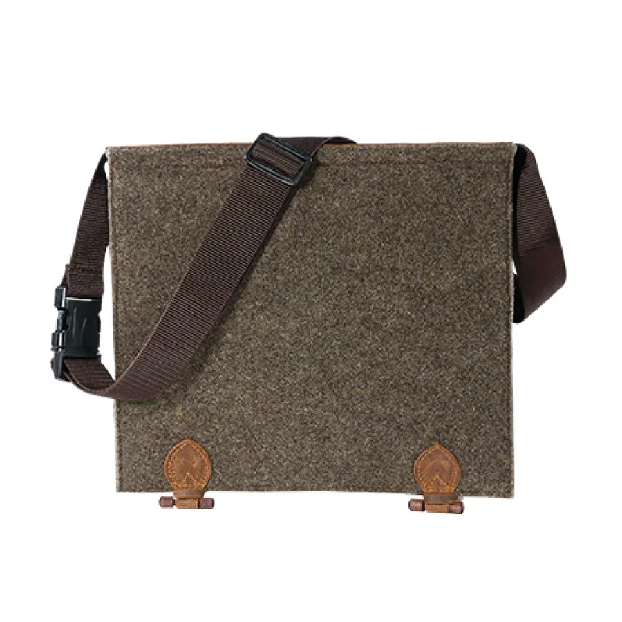 Ansitztasche Wollfilz + Leder