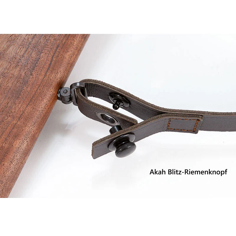 AKAH Gewehrriemen Büffelleder + Yakleder