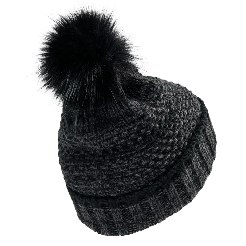 Deerhunter Damen Strickmütze schwarz