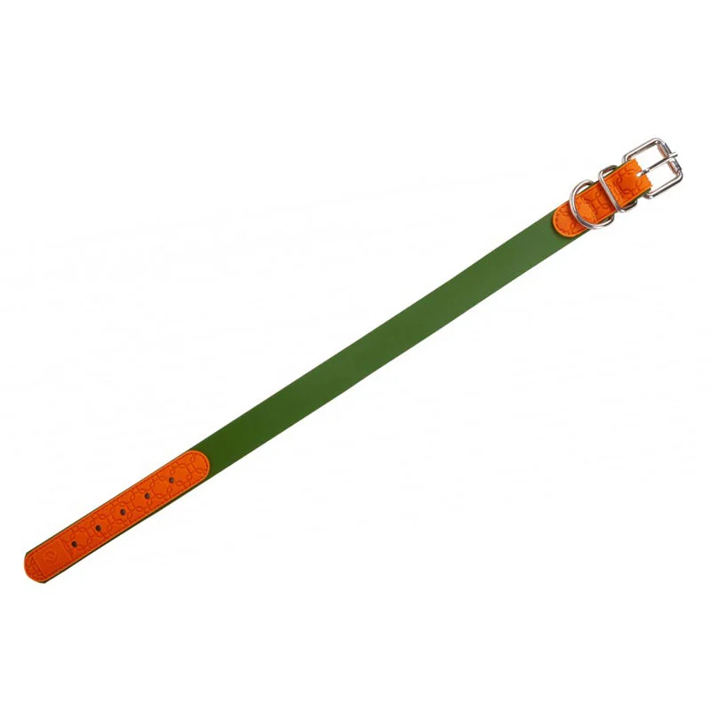 Farm-Land Hundehalsband grün-orange
