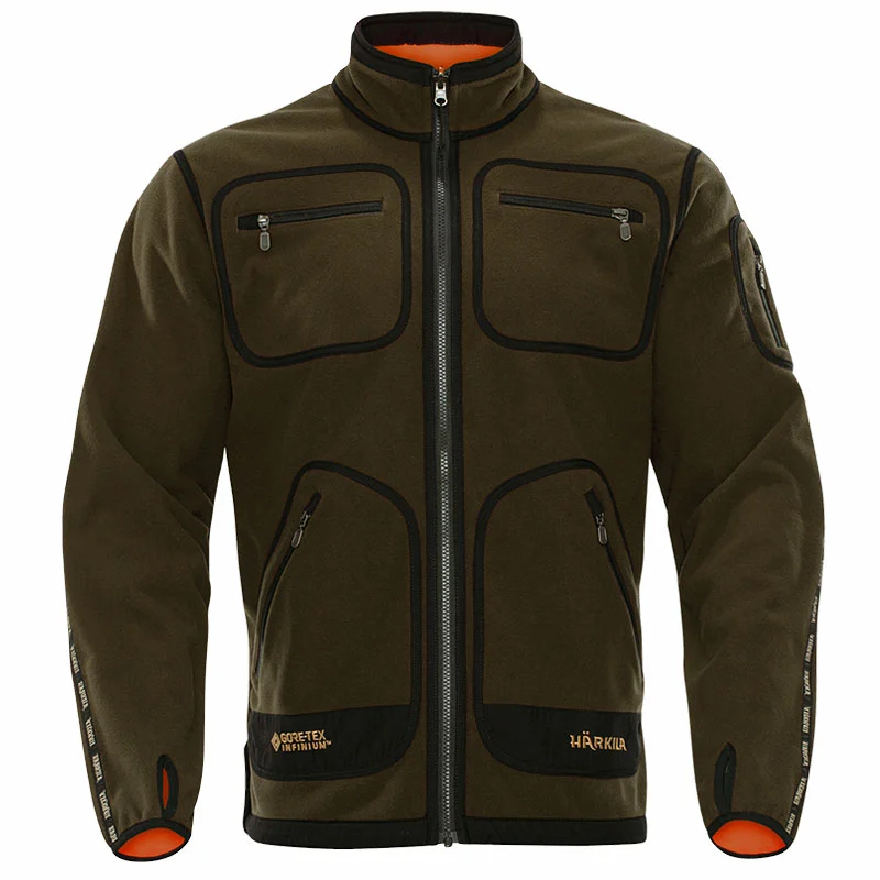 Härkila Kamko Jacke wendbar grün-orange