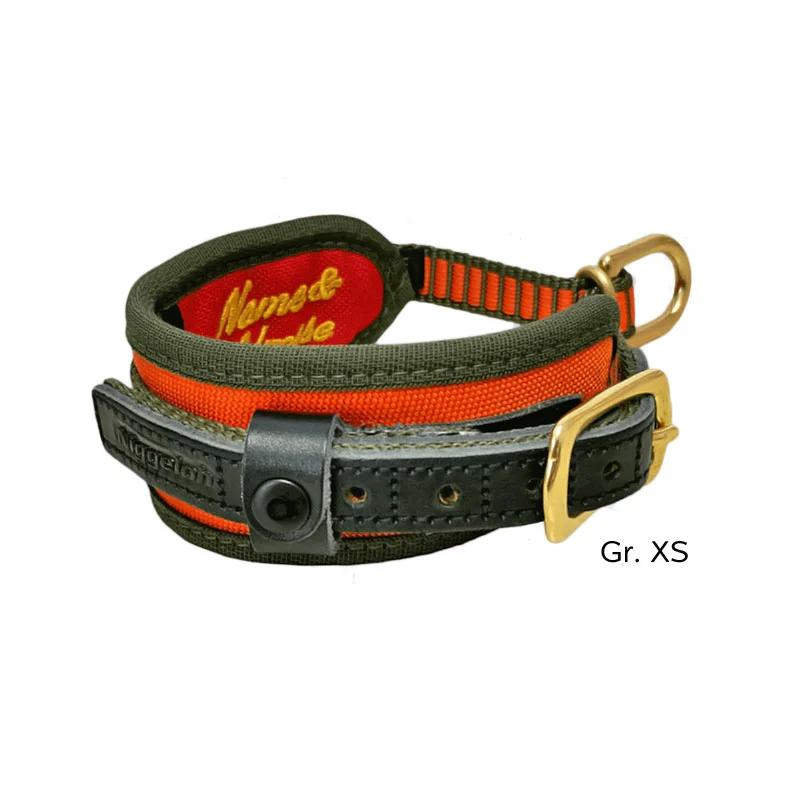 Niggeloh Halsung DeLuxe orange-oliv