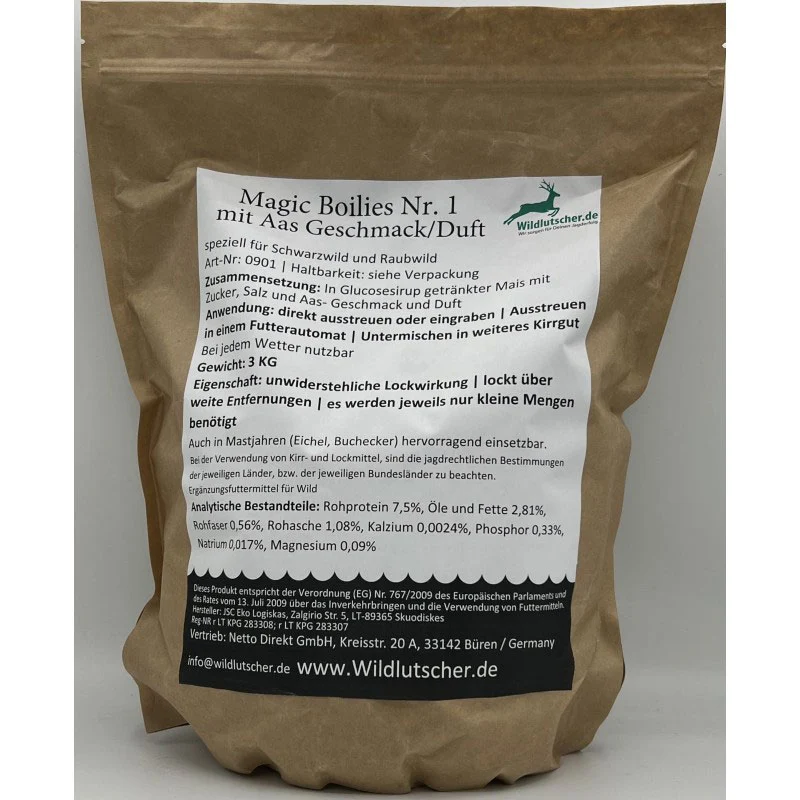 Wildlutscher Magic Boilies Nr.1 Aas-Duft