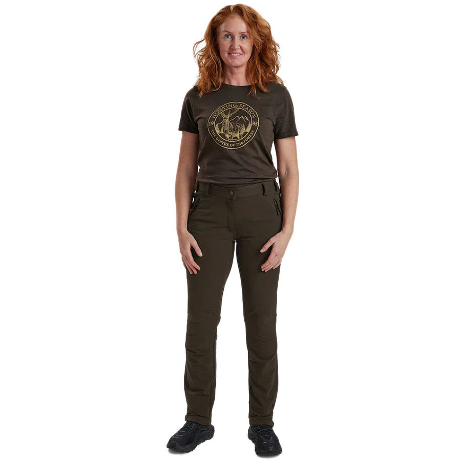 Deerhunter Lady Ann Stretchhose braun