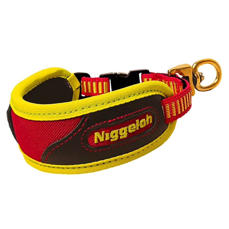 Niggeloh Schweißhalsung Trail gelb-rot