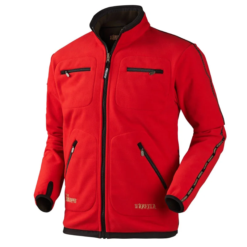 Härkila Kamko Jacke wendbar braun-rot