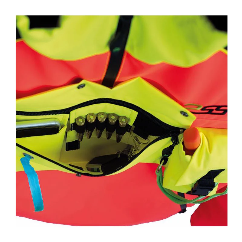 PSS X-treme Hybrid Schlupfjacke rot/gelb